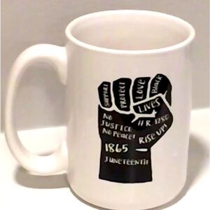New-Juneteenth,BLM, Black Independence, Decorative, Power, Unity 12oz Coffee Mug